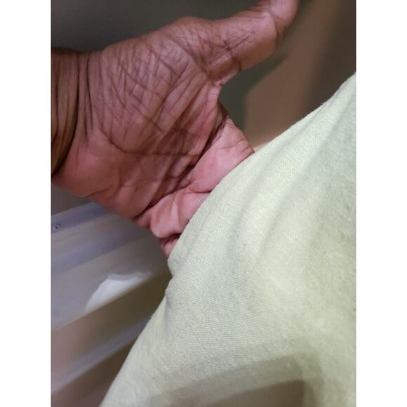 Old Navy Sheath Dress Women's Medium Tall Yellow Scoop Neck Sleeveless Pullover - Picture 9 of 13